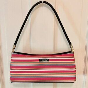 Kate Spade Handbag, Multi-Color Striped Fabric